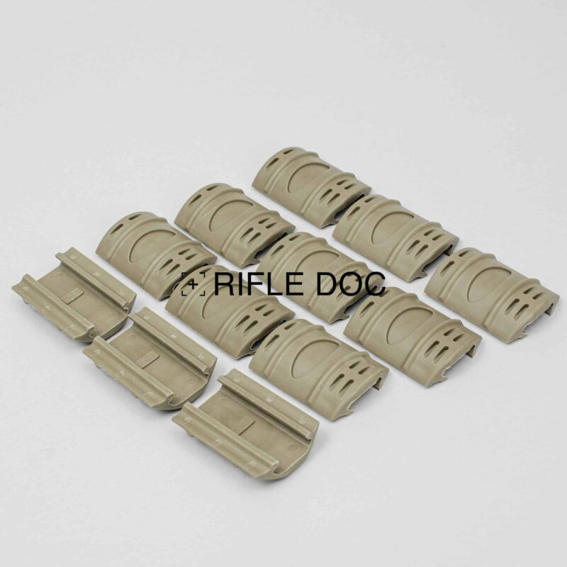 Handschutz 21mm Picatinny Schiene Rail Clips  Stück | Beige – Bild 2