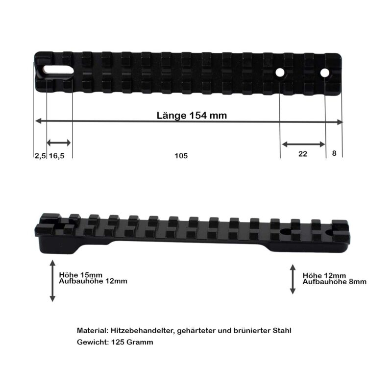 Picatinny Rail MAUSER K98 – Bild 8